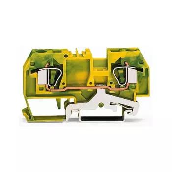 WAGO Maandusjuhi klemmplokk Roheline-Kollane 0.2-6 mm² 282-907