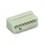 WAGO 243-308 SMD-pistikuklemm, 8-pooluseline, 2,5 mm kontaktivahe, Push-in CAGE CLAMP, 100 V, 6 A, valge