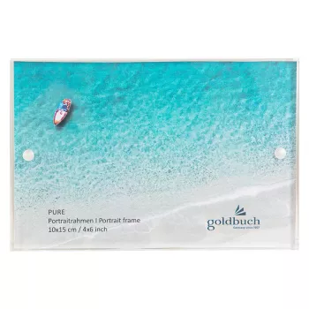 Goldbuch Pure Acrylic Glass Picture Frame 10x15 cm Transparent Portrait