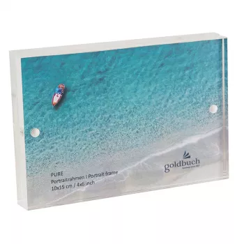 Goldbuch Pure Acrylic Glass Picture Frame 10x15 cm Transparent Portrait