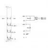 WAGO 750-613 4-juhiline klemmliist, hall, CAGE CLAMP, 0,08-2,5 mm², DIN-35 rööpale