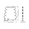 WAGO 857-800 Temperatuuriandur / Signaalimuundur, hall, -25 kuni 70 °C, 6 x 94 x 97.8 mm, 35.3 g