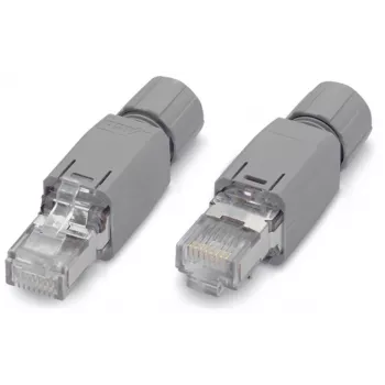 WAGO 750-975 RJ-45 süsteemikaabli pistik WAGO I/O System 750 jaoks, hall, IP20