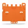 WAGO 222-505 5-juhiline kompaktne ühendusklemm, 0,08–4 mm², läbipaistev/oranž