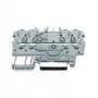 WAGO Läbiv klemmliist 4 mm², hall, 32 A, 800 V, CAGE CLAMP®