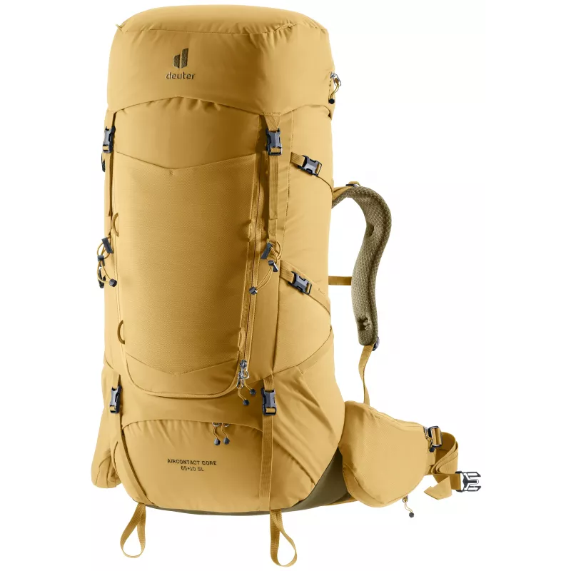 Deuter Aircontact Core 65 + 10 SL naiste matkaseljakott - Savanna/Nori