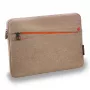 PEDEA Fashion Tablet Case Samsung Galaxy Tab S6 Lite / A9+ / S9 / A8 jaoks, Beež/Oranž, Neopreen