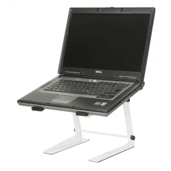 Adam Hall SLT001EW Laptop Stand - White - Steel - 225 mm - 250 mm - 340 mm
