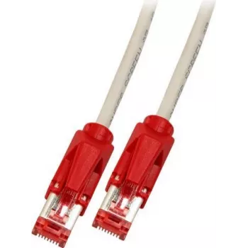 EFB-Elektronik RJ45 Patch-kaabel Cat.6 S/FTP LSZH Draka UC900 TM21 Punane Ristkaabel Hall 10m