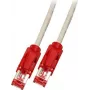 EFB-Elektronik RJ45 Patch-kaabel Cat.6 S/FTP LSZH Draka UC900 TM21 Punane Ristkaabel Hall 10m