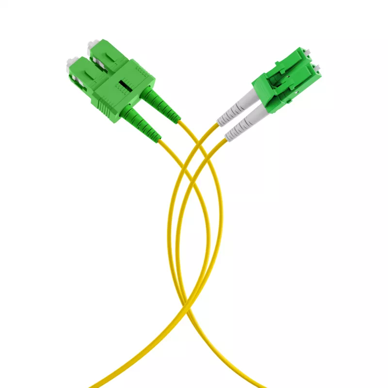 EFB Elektronik Duplex Patchkabel LC/APC-SC/APC OS2 G652D 1m LSZH 2mm kollane