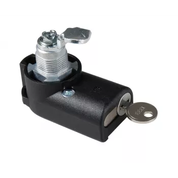 EFB Elektronik Compact Turning Handle - Rack-Griff, must, survevalatud tsink