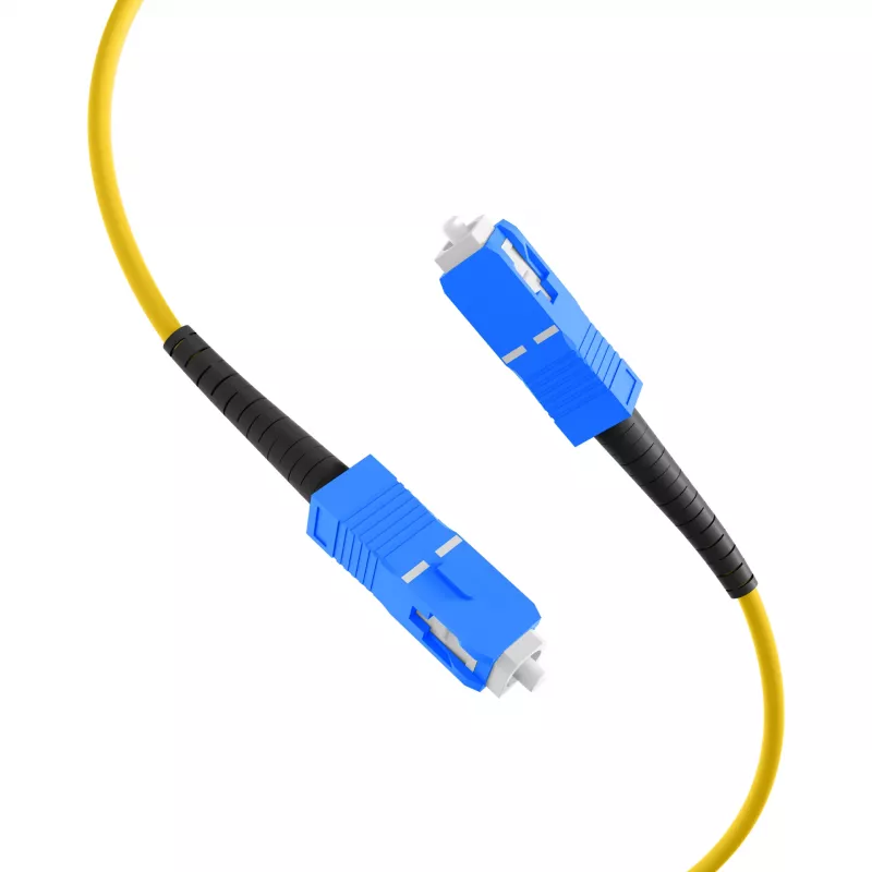 EFB Elektronik Simplex Fiiberoptiline Patch-kaabel SC-SC OS2 G657.A2 15m 3,0mm Kollane 9/125µm