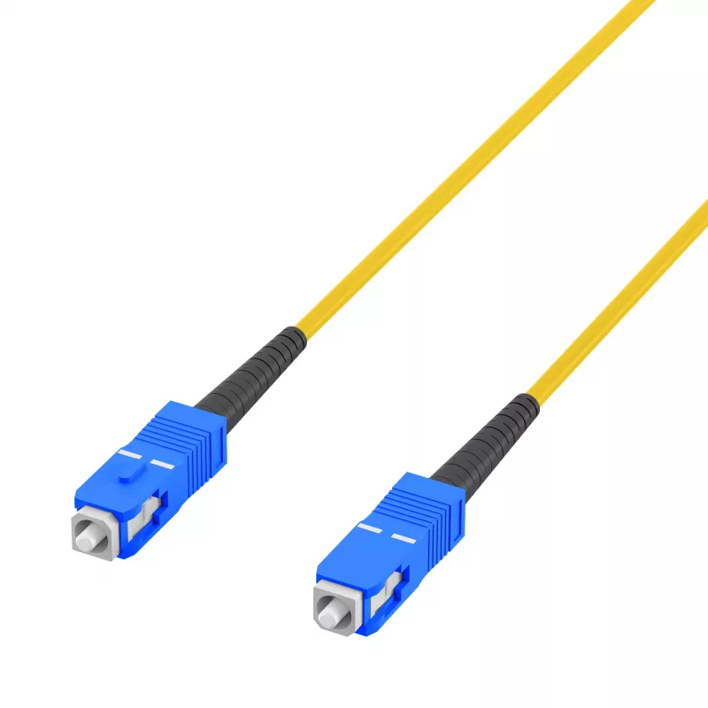 EFB Elektronik Simplex Fiiberoptiline Patch-kaabel SC-SC OS2 G657.A2 15m 3,0mm Kollane 9/125µm