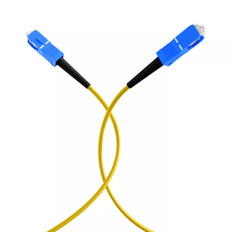 EFB Elektronik Simplex Fiiberoptiline Patch-kaabel SC-SC OS2 G657.A2 15m 3,0mm Kollane 9/125µm