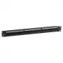 EFB-Elektronik ECOLAN Patch Panel UTP 24xRJ45 Cat.6 19 inch 1U RAL9005 Must