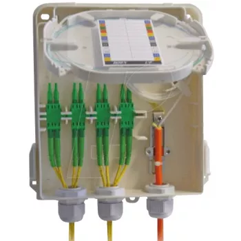 EFB Elektronik FTTH hoone sisenemiskarp IP54, tühi, max 8 SC/LC, lukuga (53706.1)
