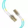 EFB Elektronik Duplex Jumper LC-LC 50/125µm OM3 LSZH Aqua 2.0mm 35m