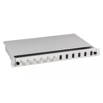 EFB Electronics Splice Box LC 50/125µm OM2 Extendable 48 Pigtails Offset/24 Couplings