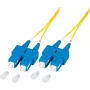 EFB Elektronik O2513.5-1.2 Fiiberoptiline paigalduskaabel 5 m SC Duplex OS2 Kollane