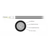 EFB Elektronik INFRALAN U-DQ(ZN)BH 4x12G 50/125 OM4 LSZH Black CPR Eca Fiber Optic Cable