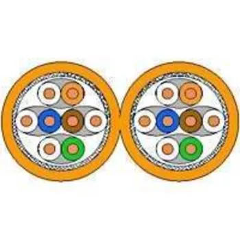 EFB Elektronik INFRALAN Cat.7 1000 AWG23 S/FTP 2x4P CPR Eca Orange paigalduskaabel 500m