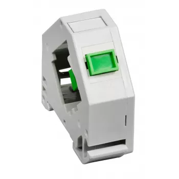 EFB DIN Rail Adapter for LC/APC Singlemode, 2 Ports