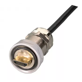 EFB IP67 Kaabliläbiviik, M25, HDMI Type-A Isane – HDMI Type-A Isane, 1,0 m
