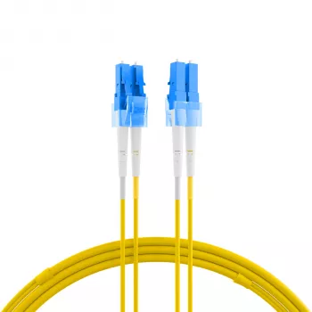 EFB Elektronik IPL-DF-LCULCU-2-1000 Fiiberoptiline paigalduskaabel, 10 m, OS2, LC/UPC kuni LC/UPC, dupleks, LSZH, kollane