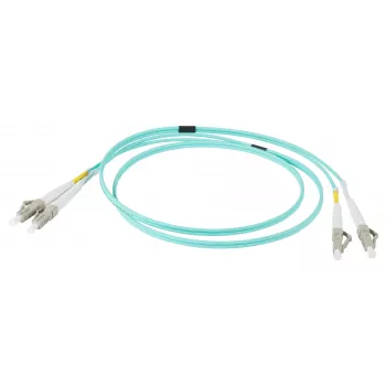 EFB Elektronik IPL-DR-LCULCU-3-0050 Fiiberoptiline paigalduskaabel, 0,5 m, OM3, LC Duplex, Aqua
