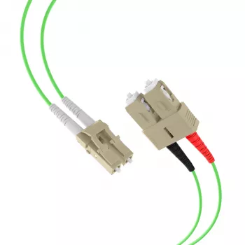 EFB Elektronik IPL-DR-LCUSCU-5-0500 Fiiberoptiline paigalduskaabel, OM5, LC-SC, 5 m, LSZH, laimiroheline