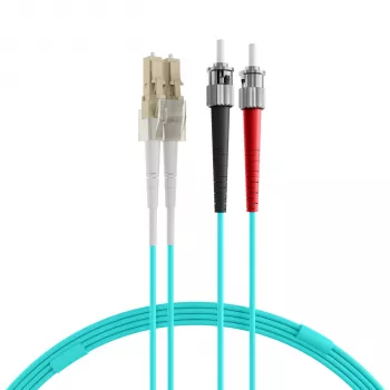 EFB Elektronik O0313.35 Fiiberoptiline paigalduskaabel, OM3, 35 m, LC-ST, dupleks, LSZH, vesiroheline