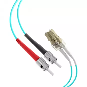 EFB Elektronik O0313.35 Fiiberoptiline paigalduskaabel, OM3, 35 m, LC-ST, dupleks, LSZH, vesiroheline