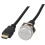 EFB Elektronik IP67 HDMI paneelipesa, M25, HDMI A-A pesa-pistik, hooldusport, hoidenöör, 1,0 m