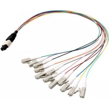 EFB Elektronik MTPM08LCOM3-0.4 MTP-LC hargnemiskaabel, OM3, LSZH, Aqua, 0,4 m