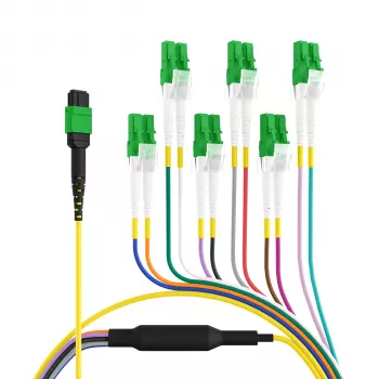 EFB Elektronik MTPF12LCAPC-1 - 1 m - OS2 - MTP - 12x LC Fiiberoptiline hargnemiskaabel