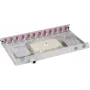 EFB-Elektronik B71901L12OM4 LC Splice Box OM4 Multimode 12 Pigtails 6 Adapters Sliding 19 inch Rack Mount Grey Violet