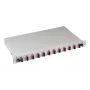 EFB Elektronik Splice Box SC 50/125 µm OM4 Extendable, 24 Pigtails Offset / 12 Couplings