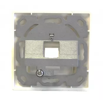 EFB Elektronik 1-Pordi raamikomplekt keystone-moodulitele, DIN 49075, puhas valge (RAL 9010)