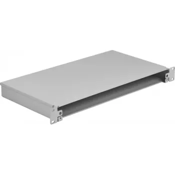 EFB Elektronik VSB-F-GR Splice Box Fixed 1U Without Front Panel Unpopulated Grey
