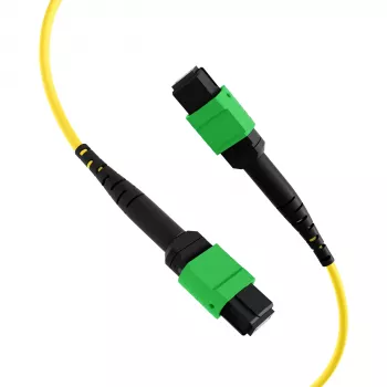 EFB ELEKTRONIK MPO-PLUS/APC(F)-MPO-PLUS/APC(F) Patch Cable OS2 12 Fibers Type B LSZH Yellow 5m