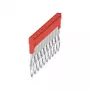 Weidmüller ZQV 1.5N/10 RD ristühendus, 10-pooluseline, 1,5 mm², punane, Wemid, 20 tk