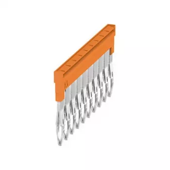 Weidmüller ZQV 2.5N/10 ristühendus, 10-pooluseline, 2,5 mm², oranž, Wemid, V0, 48,7 mm, 20 tk