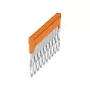 Weidmüller ZQV 2.5N/10 ristühendus, 10-pooluseline, 2,5 mm², oranž, Wemid, V0, 48,7 mm, 20 tk