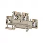 Weidmüller Läbiv klemmliist A2T 2.5, 2.5 mm², Beež, PUSH IN