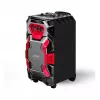 Leicke DJ ROXX TROLLEY PRO Kaasaskantav PA Kõlarisüsteem Bluetoothiga, 100W RMS, 10 inch Woofer, LED Tuled, Käru, Mikrofon, Pult