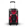 Leicke DJ ROXX TROLLEY PRO Kaasaskantav PA Kõlarisüsteem Bluetoothiga, 100W RMS, 10 inch Woofer, LED Tuled, Käru, Mikrofon, Pult