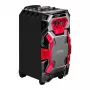 Leicke DJ ROXX TROLLEY PRO Kaasaskantav PA Kõlarisüsteem Bluetoothiga, 100W RMS, 10 inch Woofer, LED Tuled, Käru, Mikrofon, Pult