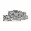 WAGO 2003-6642 Läbiv klemmliist, TOPJOB® S, 2-juhiline, 4 mm², hall, 800 V, 24 A