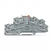 WAGO TOPJOB S N-Lahutusklemmliist PE-ga, 3-juhiga, Push-in CAGE CLAMP, hall, 2003-6644